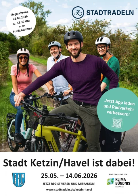Stadtradeln vom 25.5. bis 14.6.2026