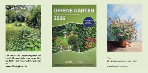 Flyer zum Tag des offenen Gartens 2606