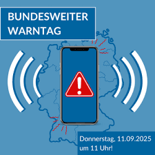 Warntag 11.09.2026 11:OO Uhr